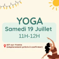 Séance Yoga plein air - Samedi 19 Juillet (11h - 12h)